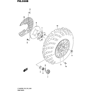 FRONT WHEEL (LT-A400FZ)