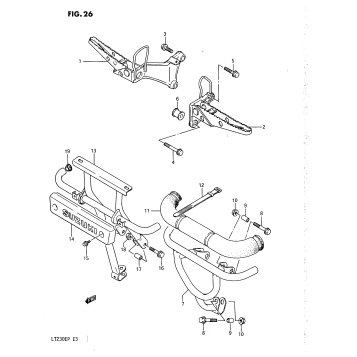 FOOTREST (MODEL H/J)