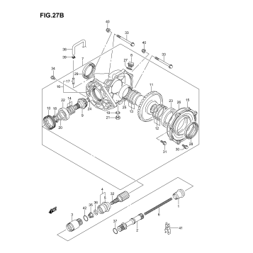 FINAL BEVEL GEAR (REAR)(MODEL K7)