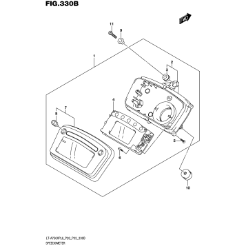 SPEEDOMETER (LT-A750XPZL6 P28)