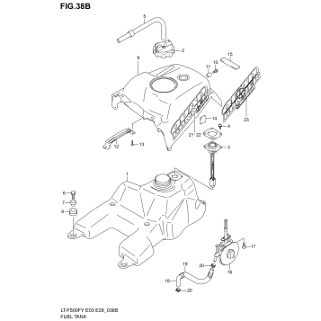 FUEL TANK (MODEL K1/K2)