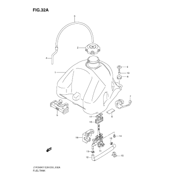 FUEL TANK (MODEL K9)