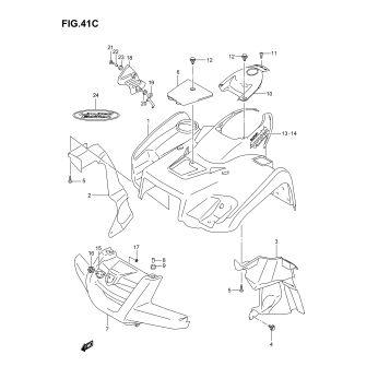 FRONT FENDER (MODEL K7)