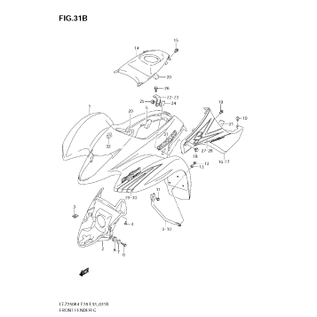 FRONT FENDER (MODEL K6)