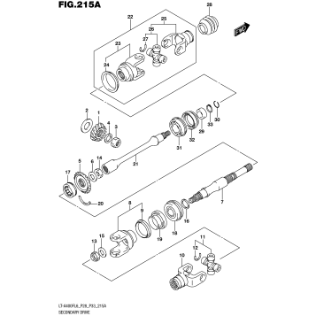 SECONDARY DRIVE (LT-A400FL6 P28)