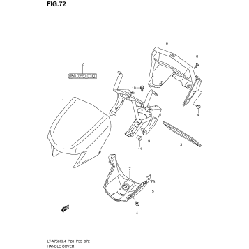 HANDLE COVER (LT-A750XZL4 P33)