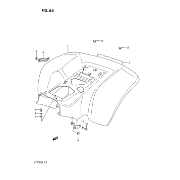 REAR FENDER (MODEL F/G)