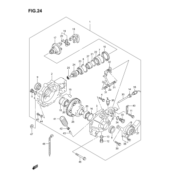FINAL BEVEL GEAR (FRONT)('%05/10)