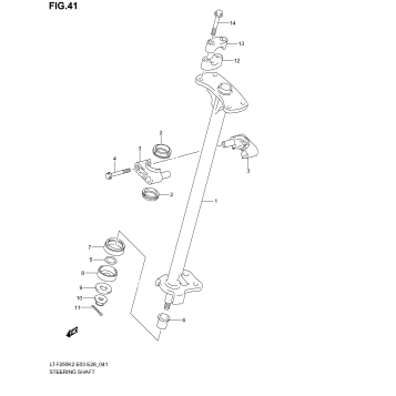 STEERING SHAFT (MODEL K2/K3)