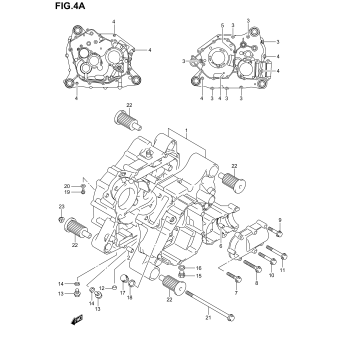 CRANKCASE (MODEL K3/K4/K5/K6)