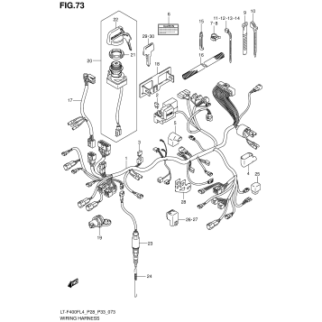 WIRING HARNESS (LT-F400FL4 P33)