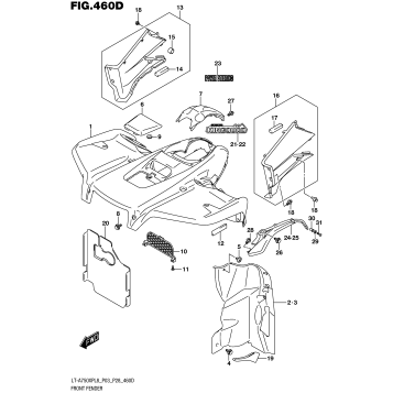FRONT FENDER (LT-A750XPBL8 P03)