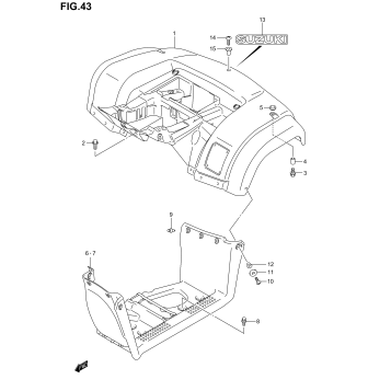REAR FENDER (MODEL K3)