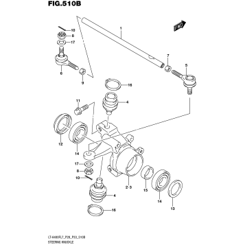 STEERING KNUCKLE (LT-A400FL7 P33)