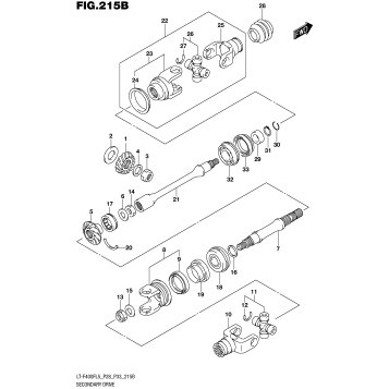 SECONDARY DRIVE (LT-F400FL5 P33)