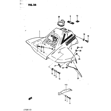 FRONT FENDER (MODEL E)