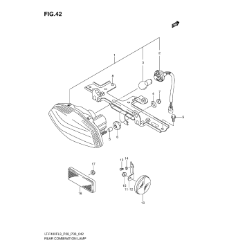 REAR COMBINATION LAMP (LT-F400FL3 P28)