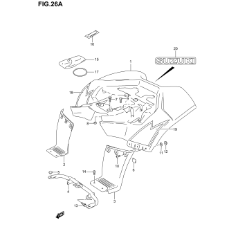 REAR FENDER (MODEL K4)