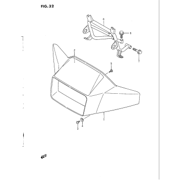 HEADLAMP HOUSING (MODEL H/J)