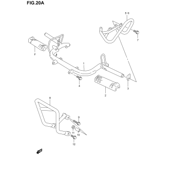 FOOTREST (MODEL K3/K4/K5/K6 E28)