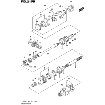 SECONDARY DRIVE (LT-F400FL7 P33)