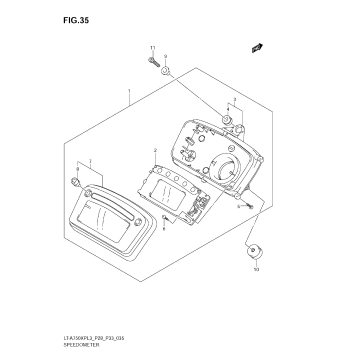SPEEDOMETER (LT-A750XPL3 P28)