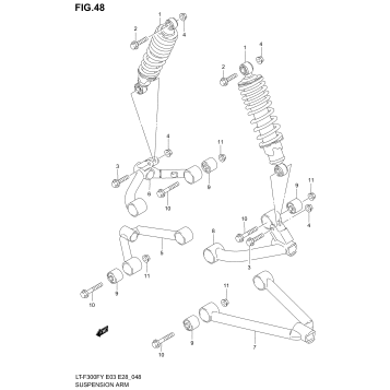 SUSPENSION ARM (MODEL X/Y/K1)