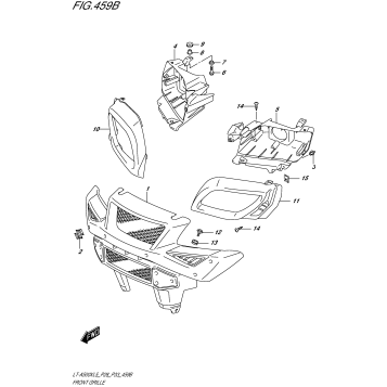 FRONT GRILLE (LT-A500XL5 P33)