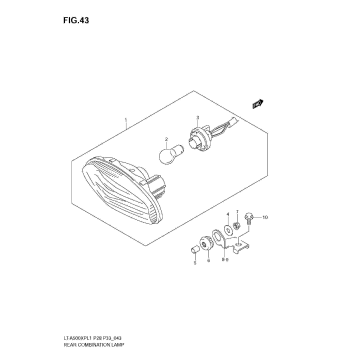 REAR COMBINATION LAMP (LT-A500XP L1 E33)