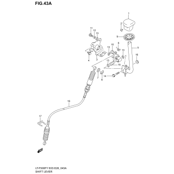 SHIFT LEVER (MODEL K1/K2)