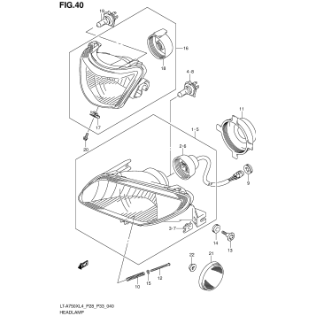 HEADLAMP (LT-A750XL4 P28)