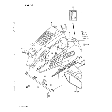 FRONT FENDER (MODEL H/J)