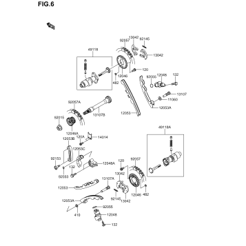 CAMSHAFT/TENSIONER(K4)