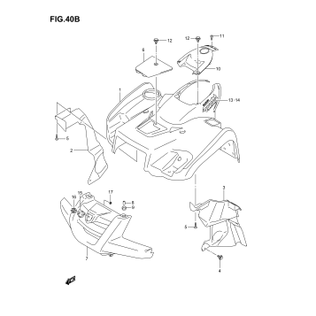 FRONT FENDER (MODEL K6)