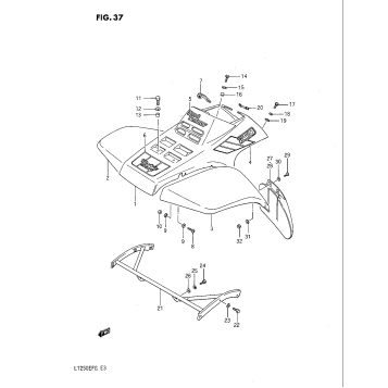 FRONT FENDER (MODEL G)