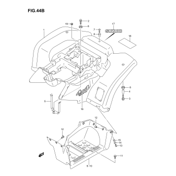 REAR FENDER (MODEL K7)