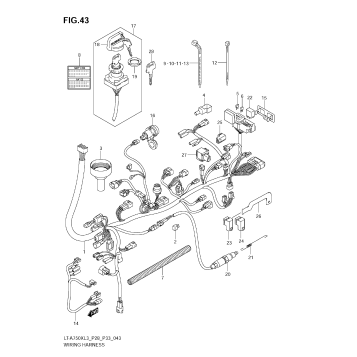 WIRING HARNESS (LT-A750XL3 E28)