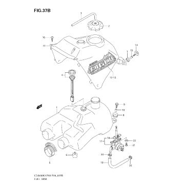 FUEL TANK (MODEL K7)