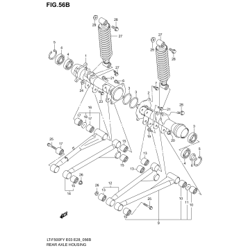 REAR AXLE HOUSING (MODEL K1/K2)