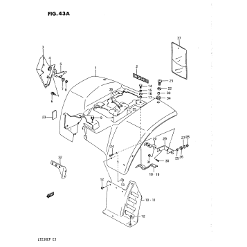 REAR FENDER (MODEL M/N/P)