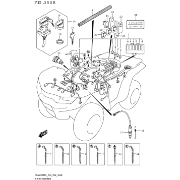 WIRING HARNESS ((LT-A500XP,LT-A500XPZ):P33)