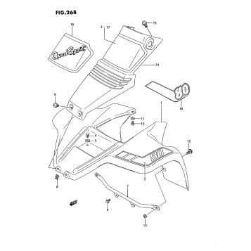 FRONT FENDER (MODEL M/N/P/R)