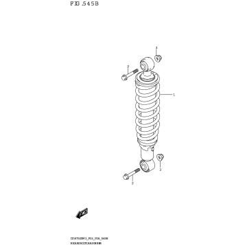 REAR SHOCK ABSORBER (LT-A750XP)