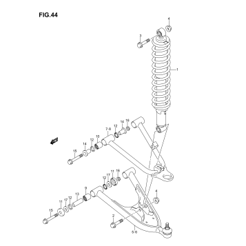 SUSPENSION ARM (MODEL K3/K4)