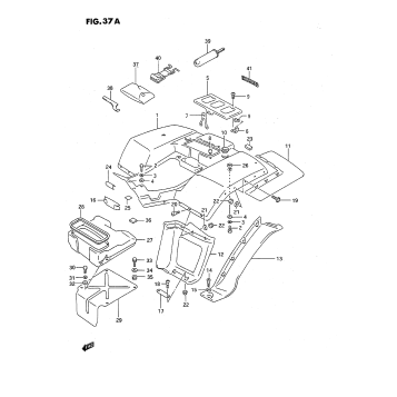 REAR FENDER (MODEL M/N/P/R/S/T)
