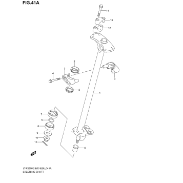 STEERING SHAFT (MODEL K4/K5/K6)