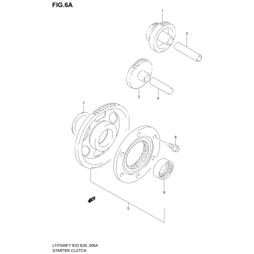 STARTER CLUTCH (MODEL Y/K1/K2)