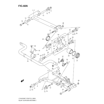 REAR SUSPENSION ARM (MODEL K8/K9/L0)