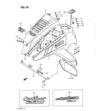 FRONT FENDER (MODEL H/J/K)