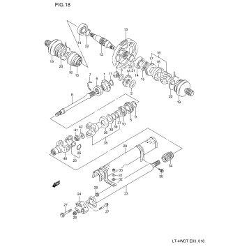 SECONDARY GEAR - PROPELLER SHAFT